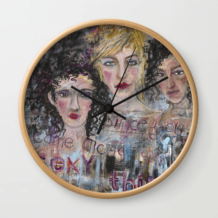 Julie Ellis Artist Wall Clock